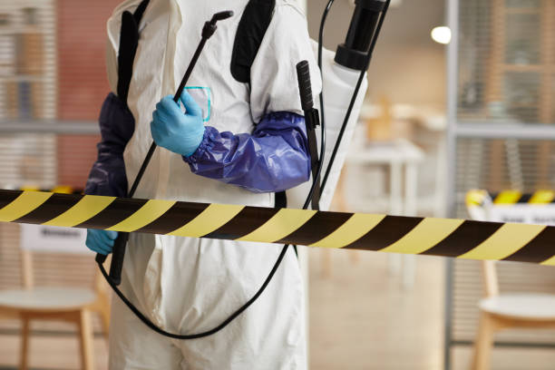 Professional Blood Cleanup technician working in Dallas, OR